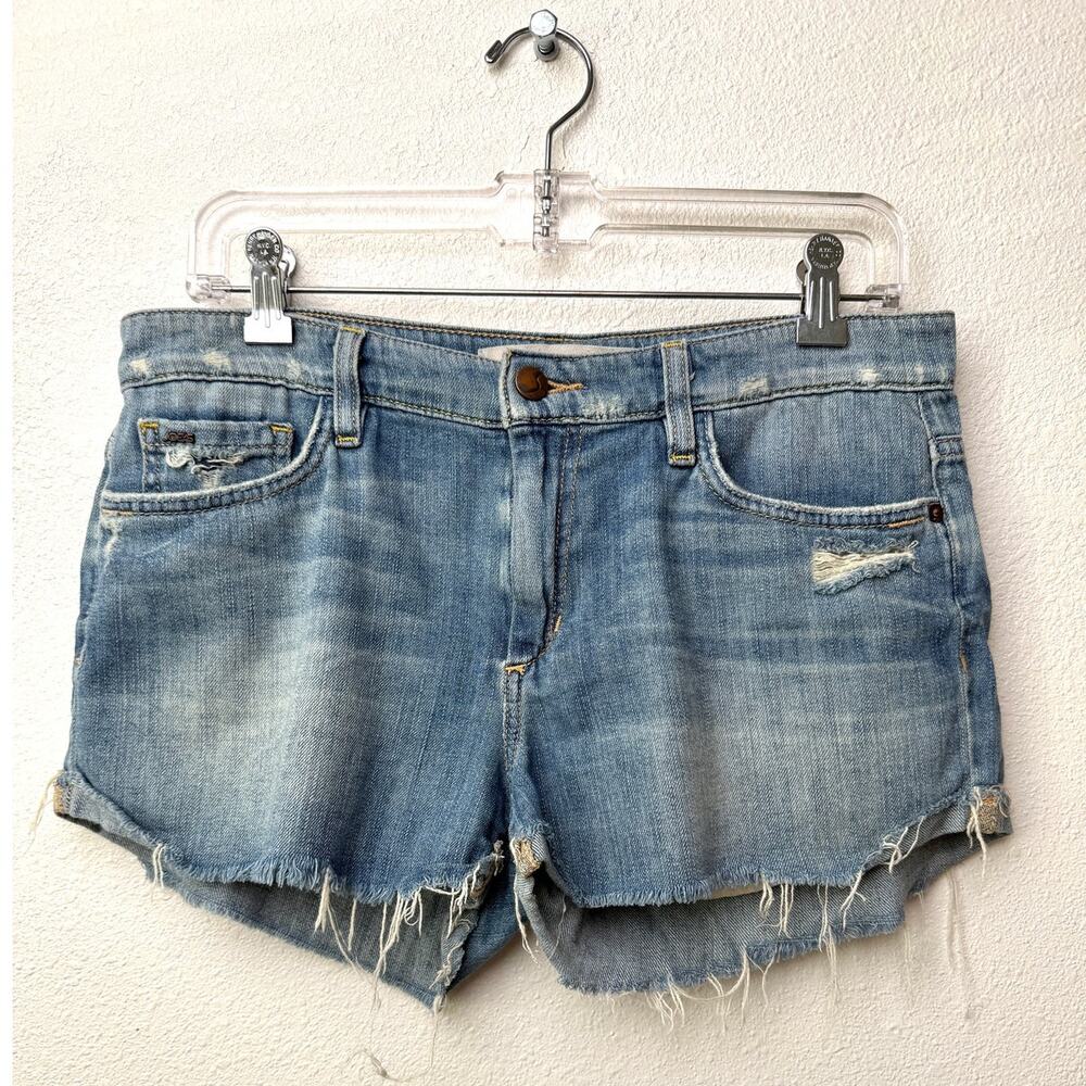 Joe's Jeans Patricia Denim Raw Hem Shorts Womens 27